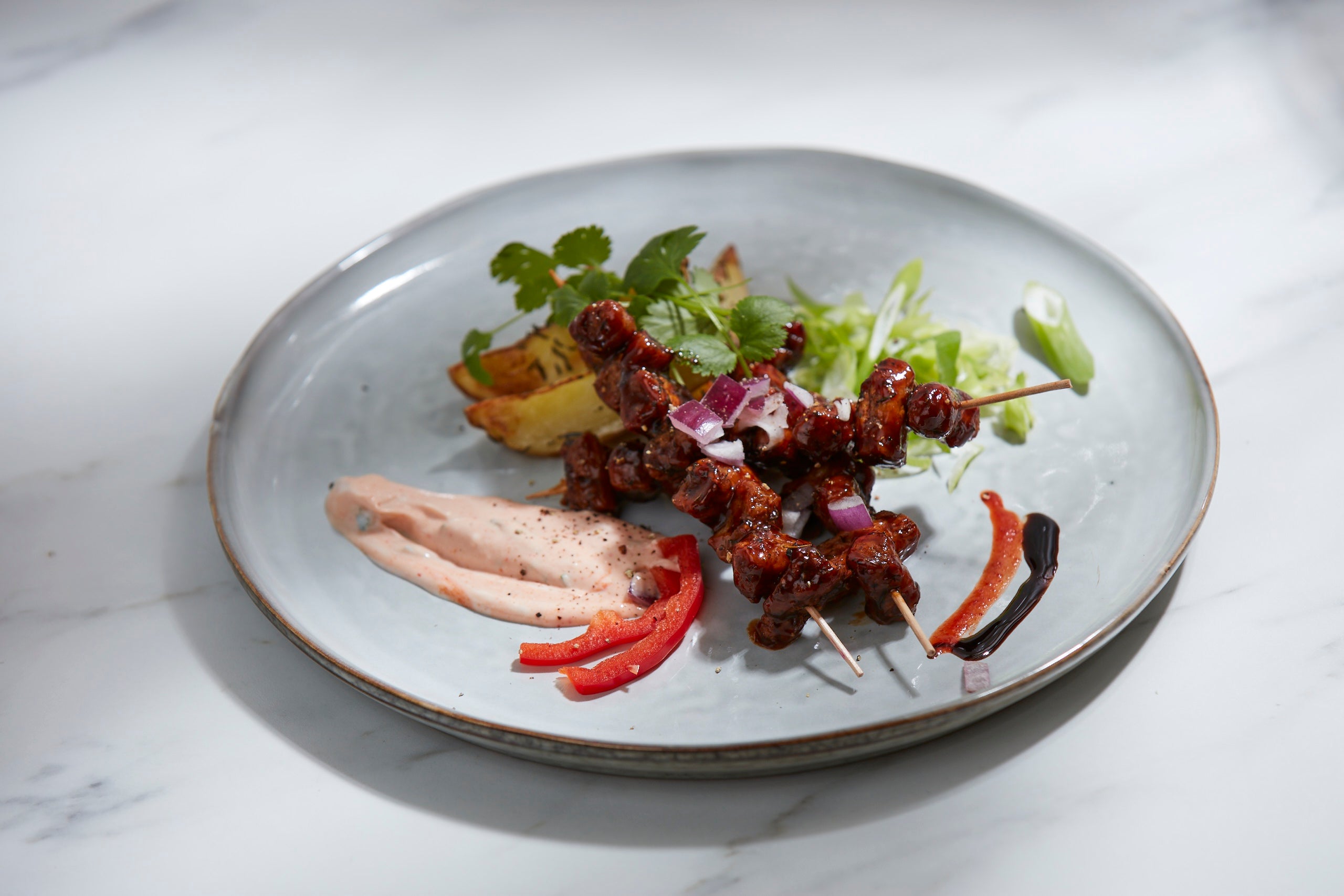 Smoky BBQ Bites med bitar eller flingor