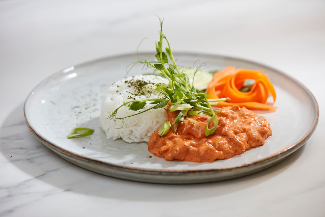 Stroganoff med finhackad