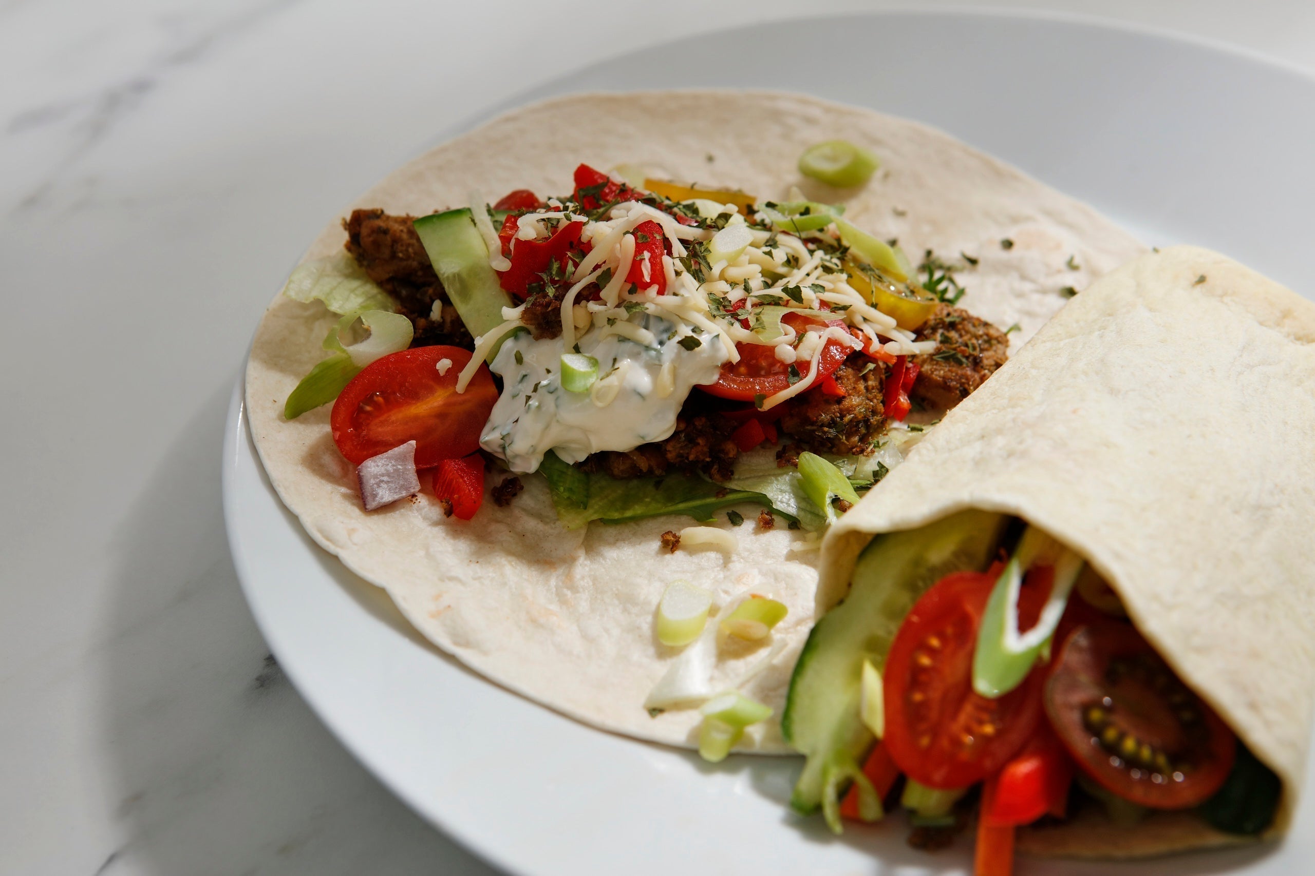 Fajitakryddade minibites med finhackad