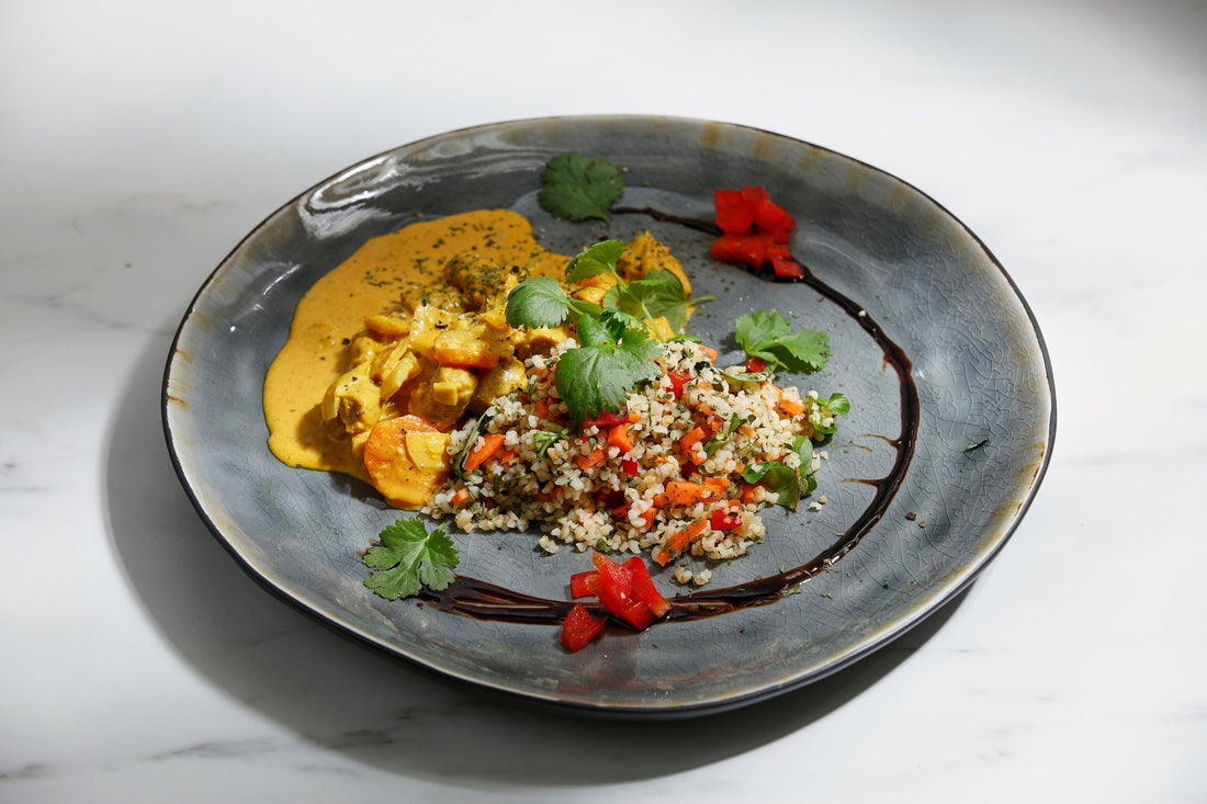 Vegetarisk Currygryta med flingor