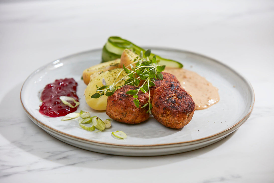 Köttbullar 50/50 med flisor