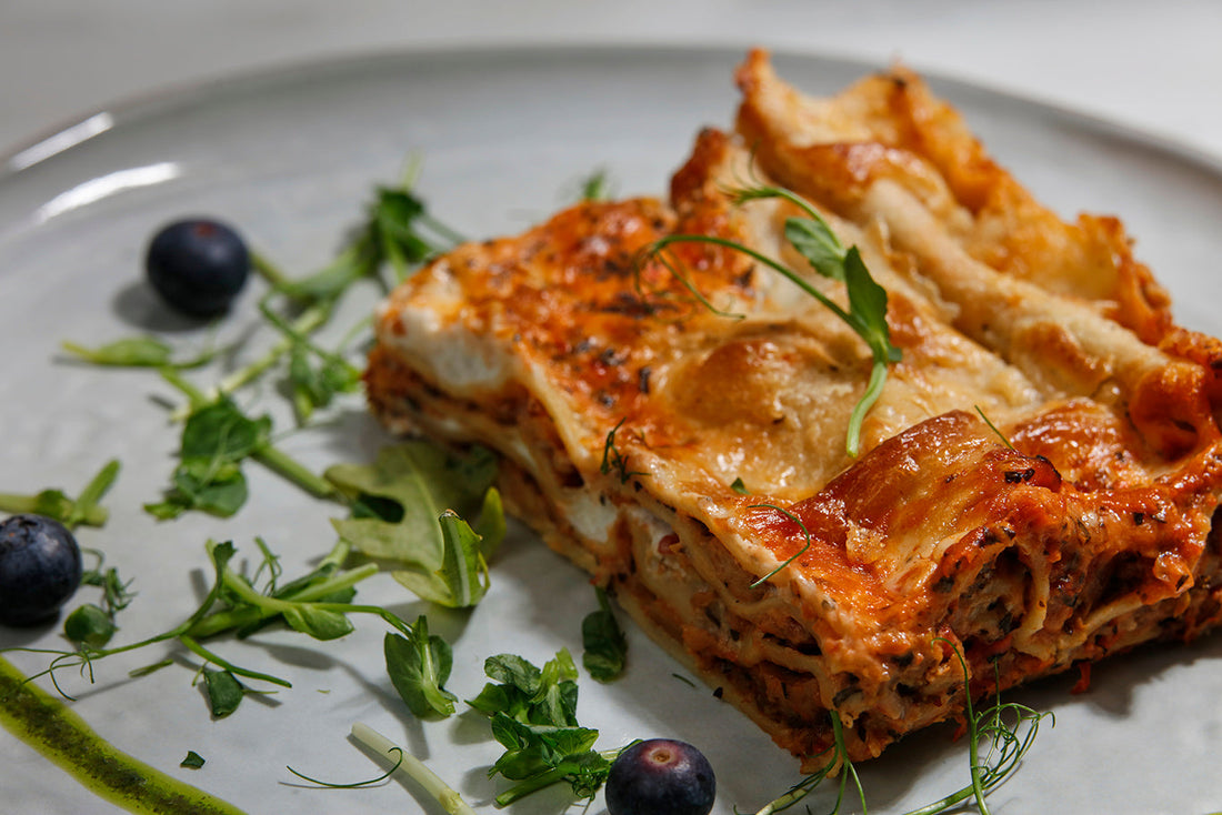 Vegetarisk Lasagne med flisor